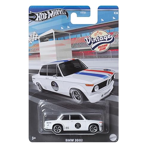 Hot Wheels BMW 2002 (White) Vintage Racing Club 3/6