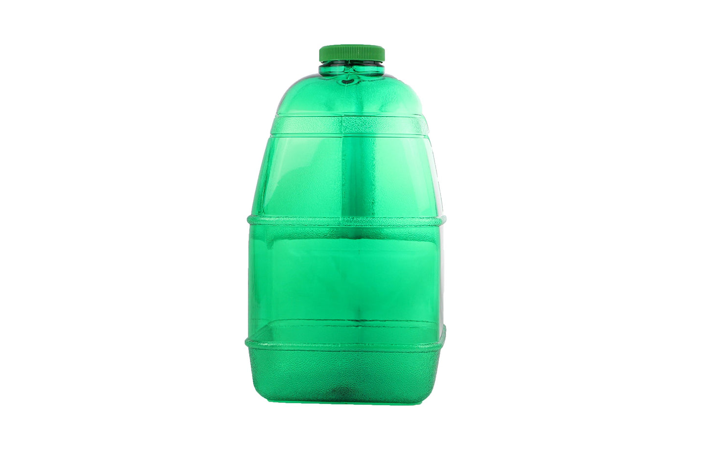H8O 1 Gallon Square BPA Free Water Bottle with 48mm Cap (Green)