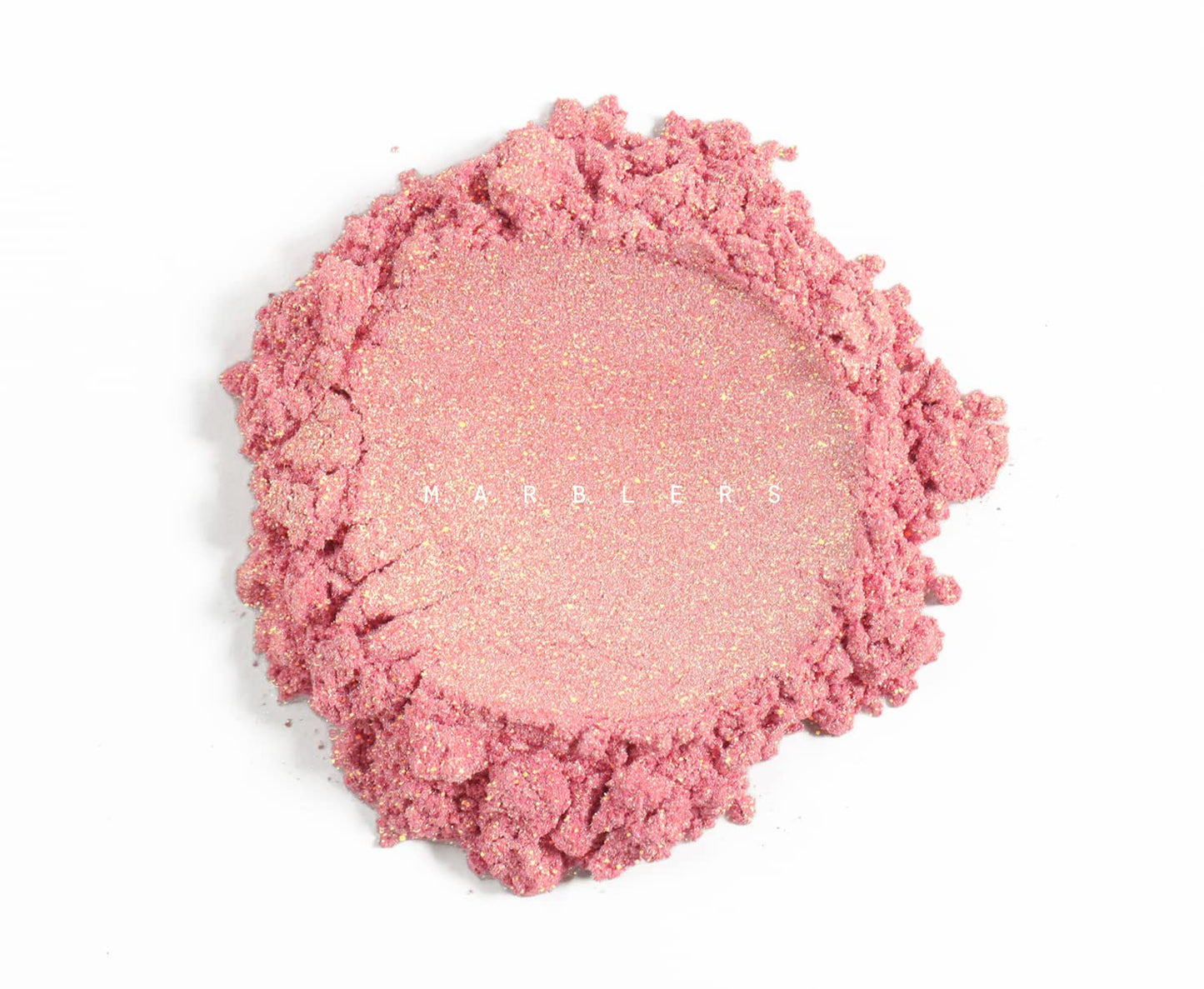 MARBLERS Chunky Natural Mica Powder [Blossom Pearl] 0.11oz (3g) | Highly Pigmented | Non-Toxic, Vegan, Cruelty-Free | Eyeshadow, Body Butter, Nail
