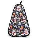 visesunny Merry Christmas Snowman Hand Towel for Kitchen Bathroom Decor Soft Absorbent Cotton Dish Towel with Hanging Loop Botton Cleaning and Drying…