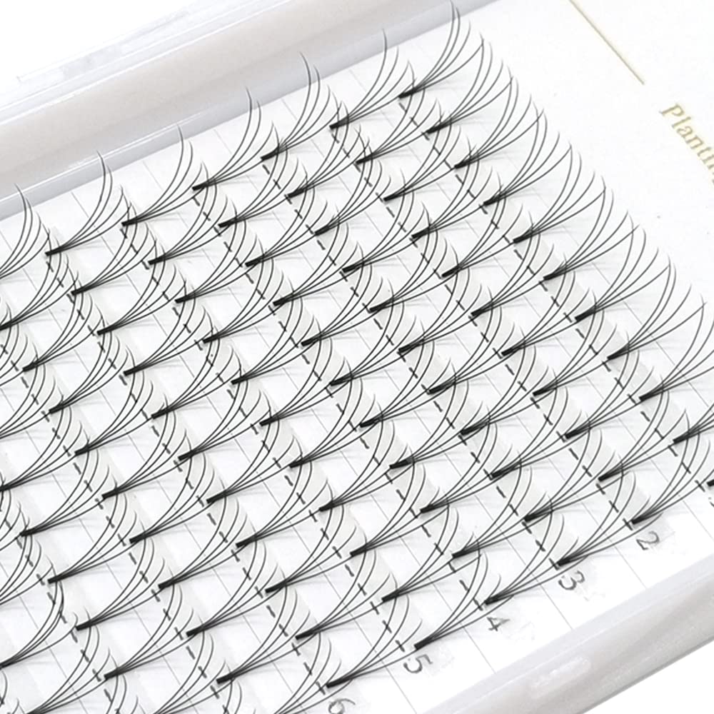 JINYANHUA Premade Eyelash Fans Extension 8-15mm Length 4d/5d/6d/7d/8d 0.07mm Short Stem Handmade Fans Premade Professional Eyelash Extensions Faux…