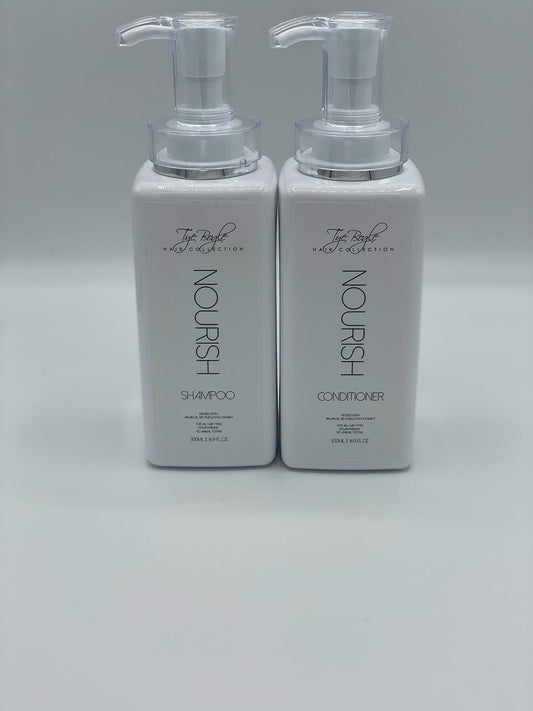 Nourish Hydrating Shampoo And Moisture Solution Conditioner 500 ml Contains Argan Oil To Smooth And Shine (Shampoo, 500 ml)