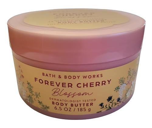 Bath and Body Works Forever Cherry Blossom Body Butter - Soft Floral Daily Moisturizer