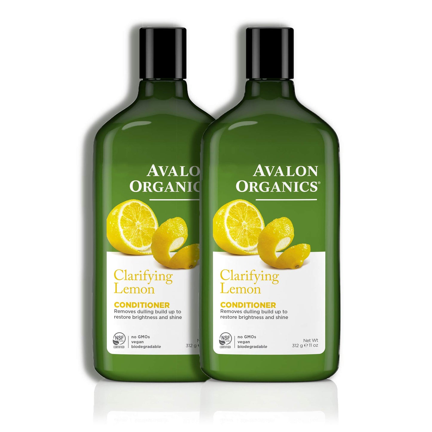 Avalon Organics Clarifying Lemon Conditioner, 11 oz (Pack of 2)