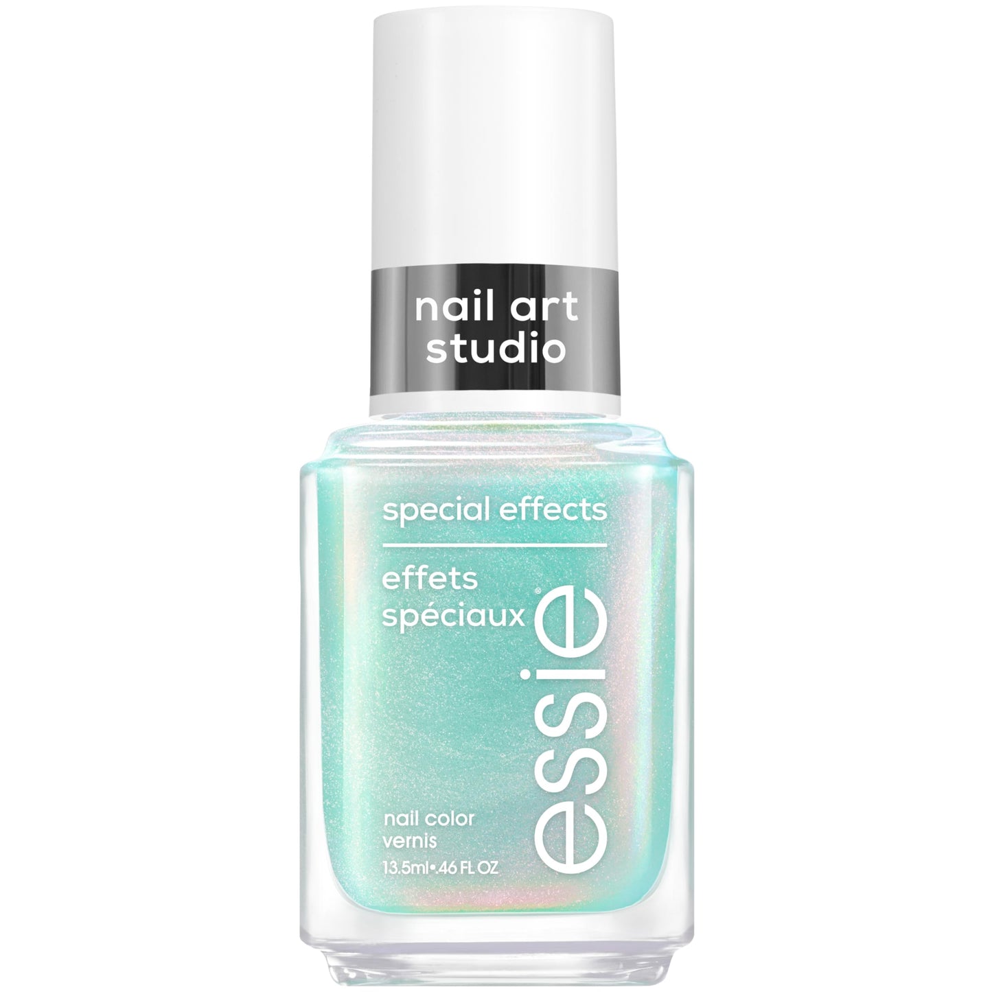 essie Nail Art Studio Special Effects Chrome Polish, Vegan, Aqua Nail Polish, Mystic Marine, 0.46 Fl Oz Beauty & Personal Care essie