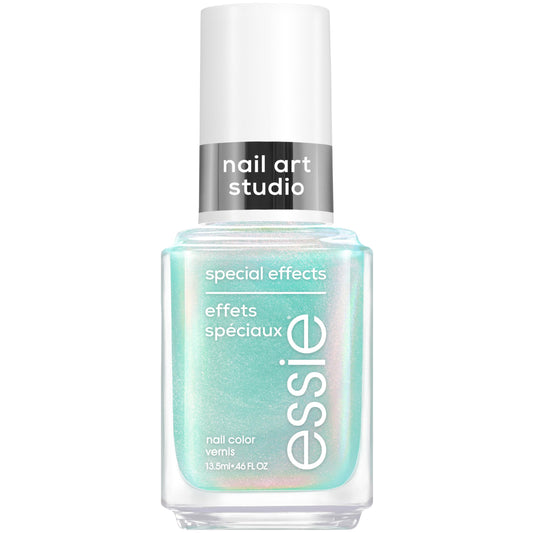 essie Nail Art Studio Special Effects Chrome Polish, Vegan, Aqua Nail Polish, Mystic Marine, 0.46 Fl Oz Beauty & Personal Care essie