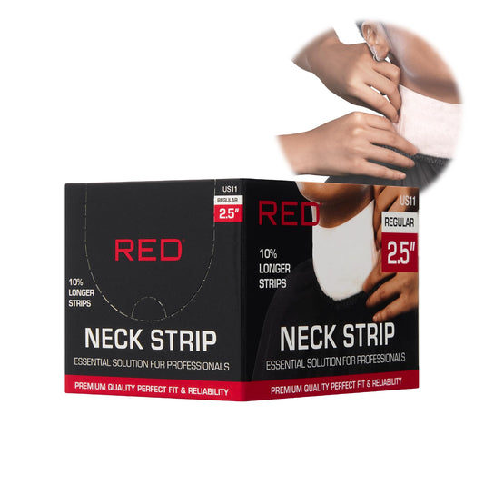 Red by Kiss Premium Barber Neck Strips, Soft, Absorbent, Disposable Neck Strips for Hair Cutting, Barber Shop Supplies, Anti-Slip, Secure Fit Beauty and Personal Care Red by Kiss