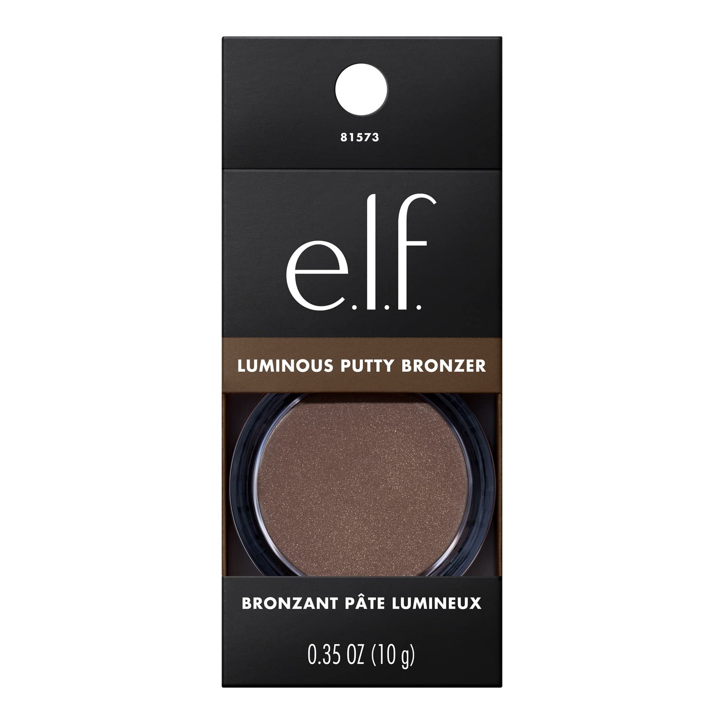 e.l.f. Luminous Putty Bronzer, Lightweight Putty-to-Powder Bronzer For A Radiant, Glowing Finish, Highly Pigmented, Vegan & Cruelty-Free, Island