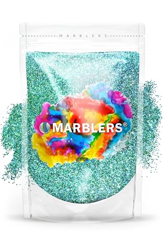 MARBLERS Holographic Glitter [Unicorn Teal] 3oz (85g) | Fine | Non-Toxic, Vegan, Cruelty-Free | Face, Body, Eyeshadow, Hair, Festival, Party Makeup |