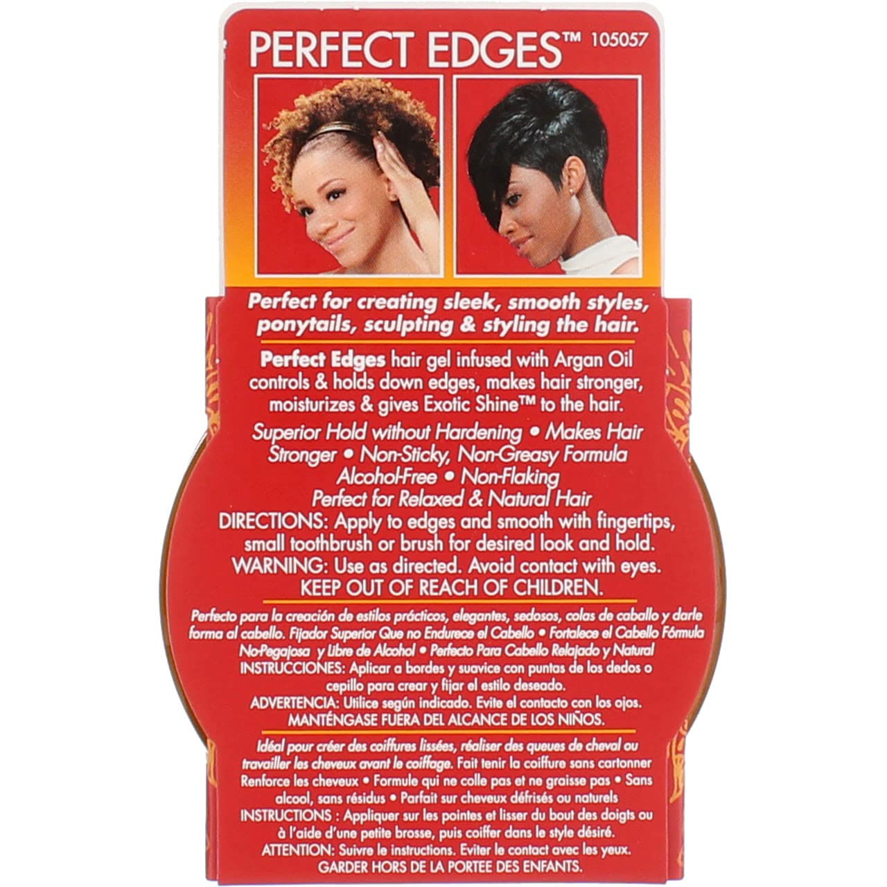 Creme of Nature Perfect Edges With Argan Oil From Morocco, 2.25 oz (Pack of 5)