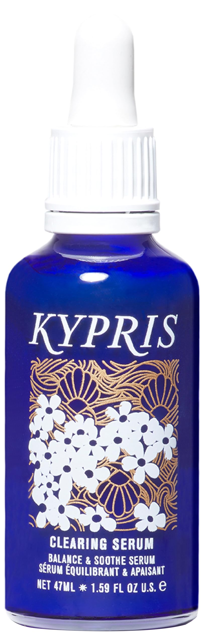 KYPRIS, Clearing Serum - Balance & Soothe Facial Serum, Zinc PCA & Sweet Iris Stem Cells (1.59 fl oz / 47 ml)