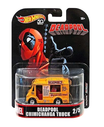 Hot Wheels Deadpool Food Truck, 1:64 Scale