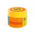 LOCK'N SLEEK Braiding Gel, Extreme Hold Braid, Loc, and Twist, Flake-Free, Tames Frizz, and Contol Edge (5 Fl Oz (Pack of 1))