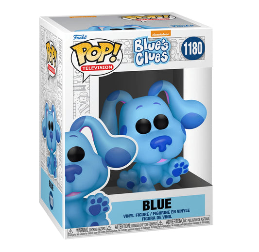 Funko Nickelodeon Blues Clues Pop! Television Blue (Flocked) Vinyl Figure