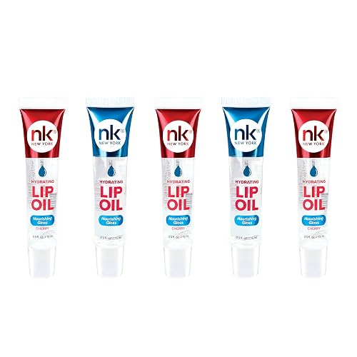 Nicka K Hydrating Lip Oil Nourishing Glass (GLOSS2PK-CHERRY3PK)