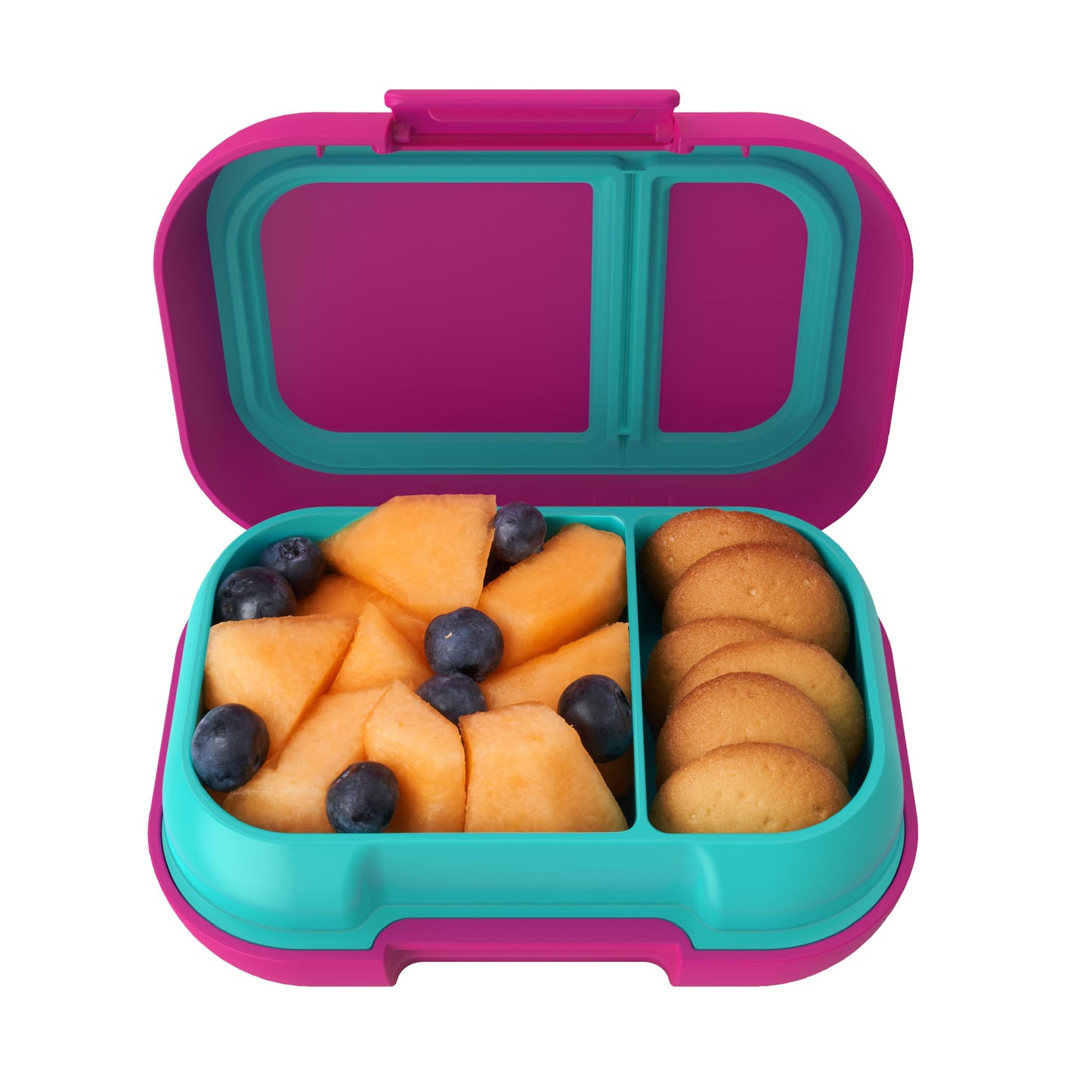 Bentgo Kids Snack - 2 Compartment Leak-Proof Bento Box Container for Snacks and Small Meals, Easy-Open Latch, Dishwasher Safe, BPA-Free for School…