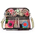 Eysee Crossbody Bag Women Multicolor, Leather Handbag Colorful Purses (Multicolour 1)