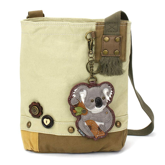 CHALA Women Handbag Patch Crossbody - Koala - Sand