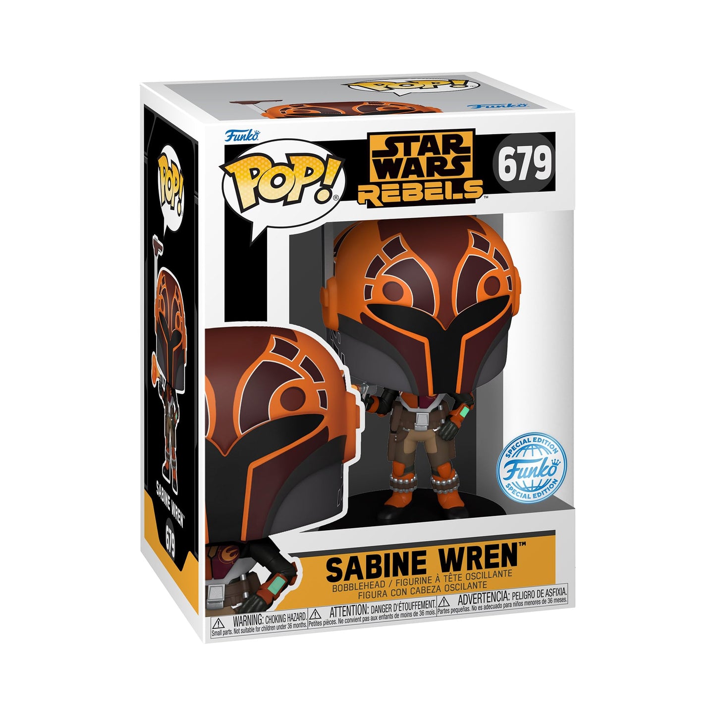 Funko Pop! Star Wars: Rebels - Sabine Wren with Airbrush (Boxlunch Exclusive), 76705
