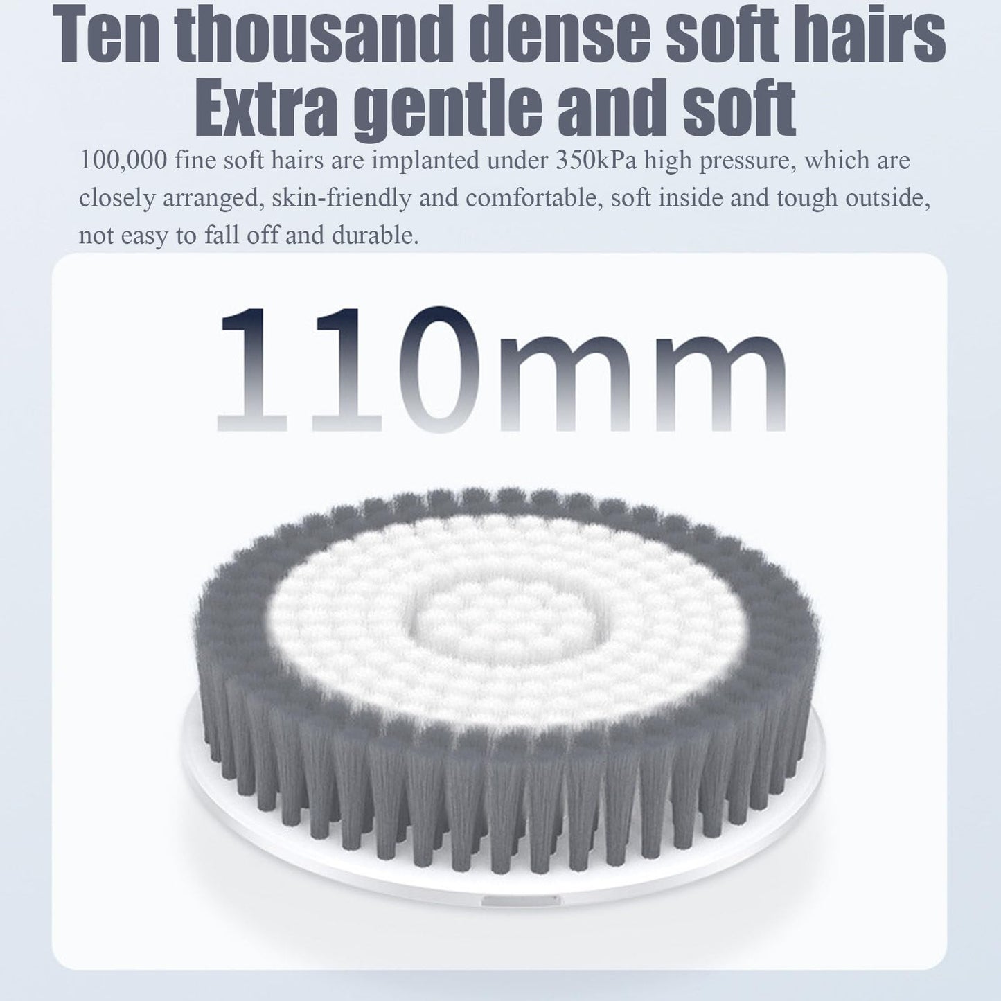 Rotating Body Brush,Electric Wall Mounted Back Bath Brush,Exfoliating Bath Wash Pad,Automatic Rota-Tion Deap Clean Skin,220V Beauty and Personal Care SACLMD