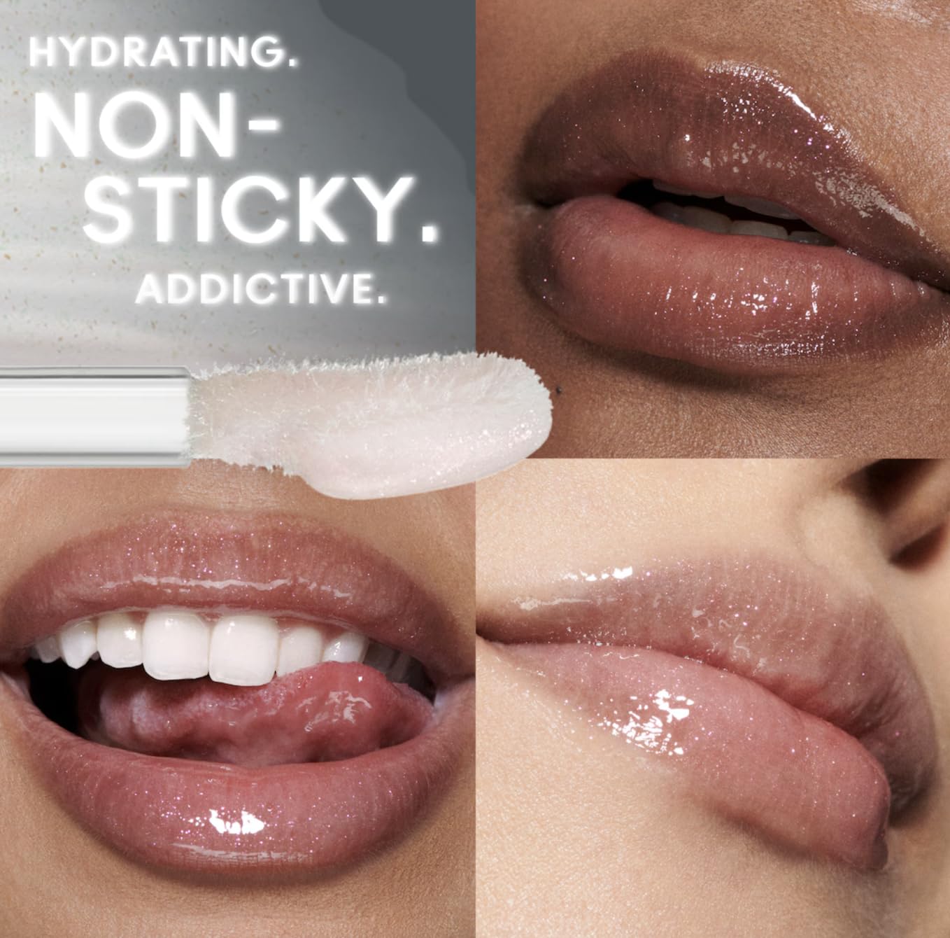 MAC Cosmetics Lipglass Air Non-Sticky Lip Gloss Frosting, 5ml, 1, Glass-Like Shine