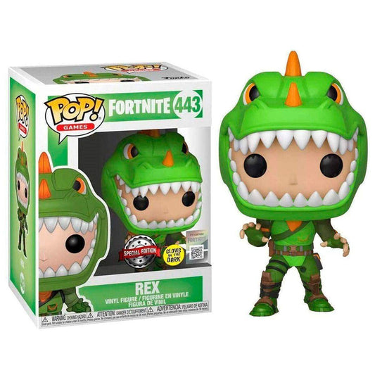 Funko Pop! Games: Fortnite Rex Glows in the Dark Exclusive #443
