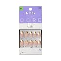 Kiss Core, Press On Nails, Nail glue included, 'Together', Beige, Medium Size, Almond Shape, Includes 32 Nails, 2g Glue, 1 Manicure Stick, 1 Mini File Beauty & Personal Care KISS