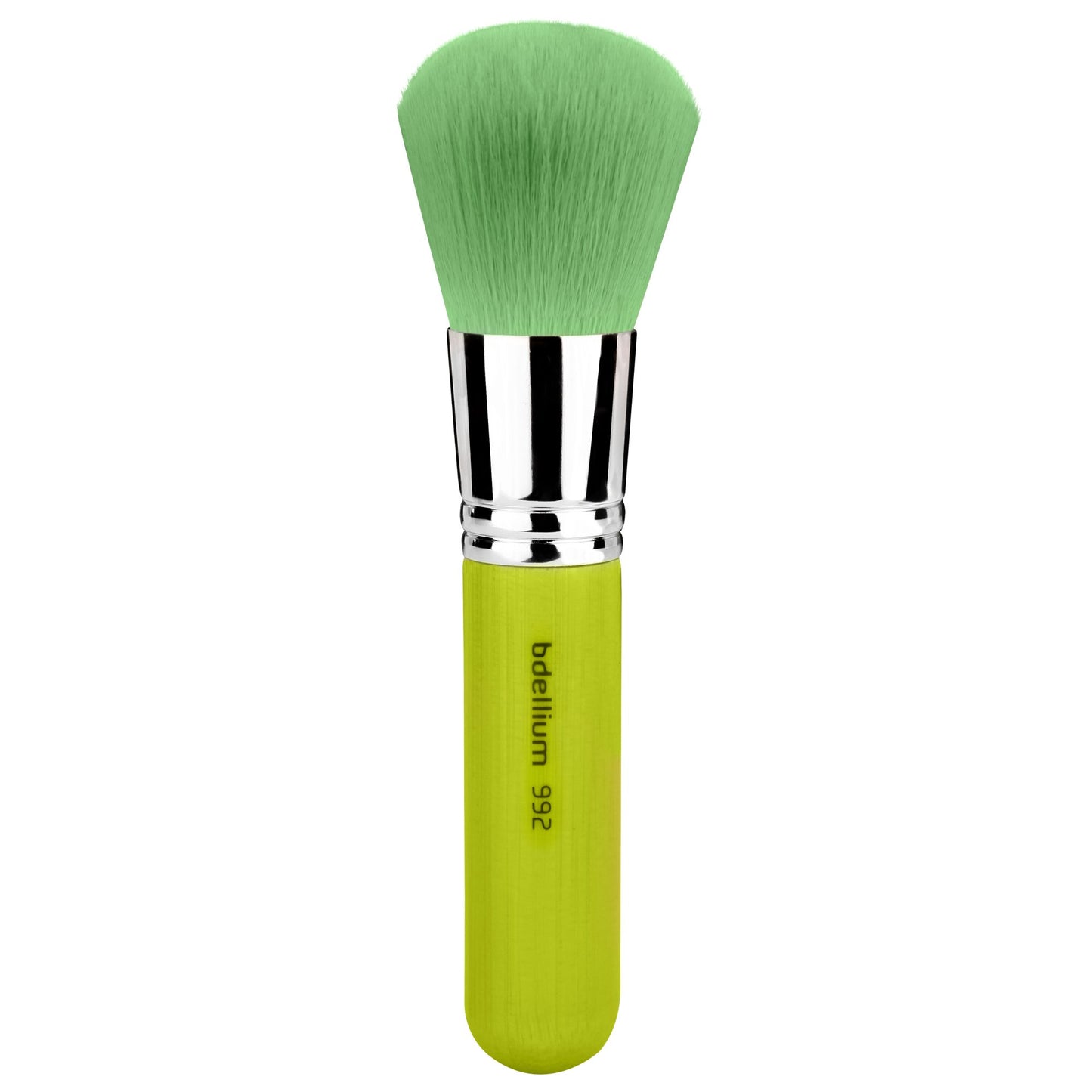 Bdellium Tools Professional Makeup Brush - Green Bambu Series 992 Bronzer - With Soft Synthetic Fibers, For Application of Bronzer (Green, 1pc)