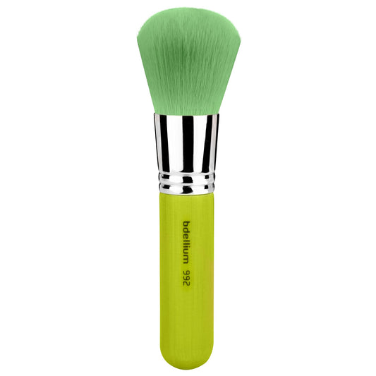 Bdellium Tools Professional Makeup Brush - Green Bambu Series 992 Bronzer - With Soft Synthetic Fibers, For Application of Bronzer (Green, 1pc)