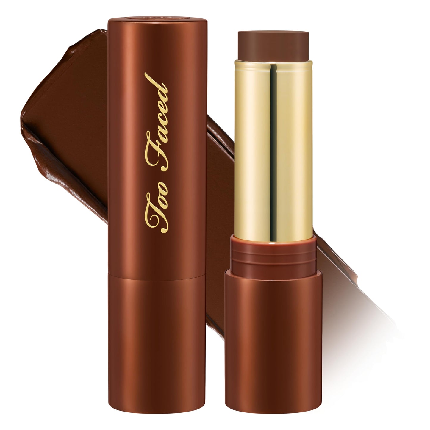 Too Faced Chocolate Soleil Melting Bronzing & Sculpting Stick | Multi-Use, Contour + Cream Bronzer Stick | Lightweight, Satin-Finish with Buildable