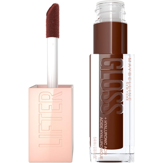MAYBELLINE Lifter Gloss, Hydrating Honey'd Lip Gloss with Hyaluronic Acid, High Shine for Plumper Looking Lips, Toast, 1 Count Beauty & Personal Care MAYBELLINE