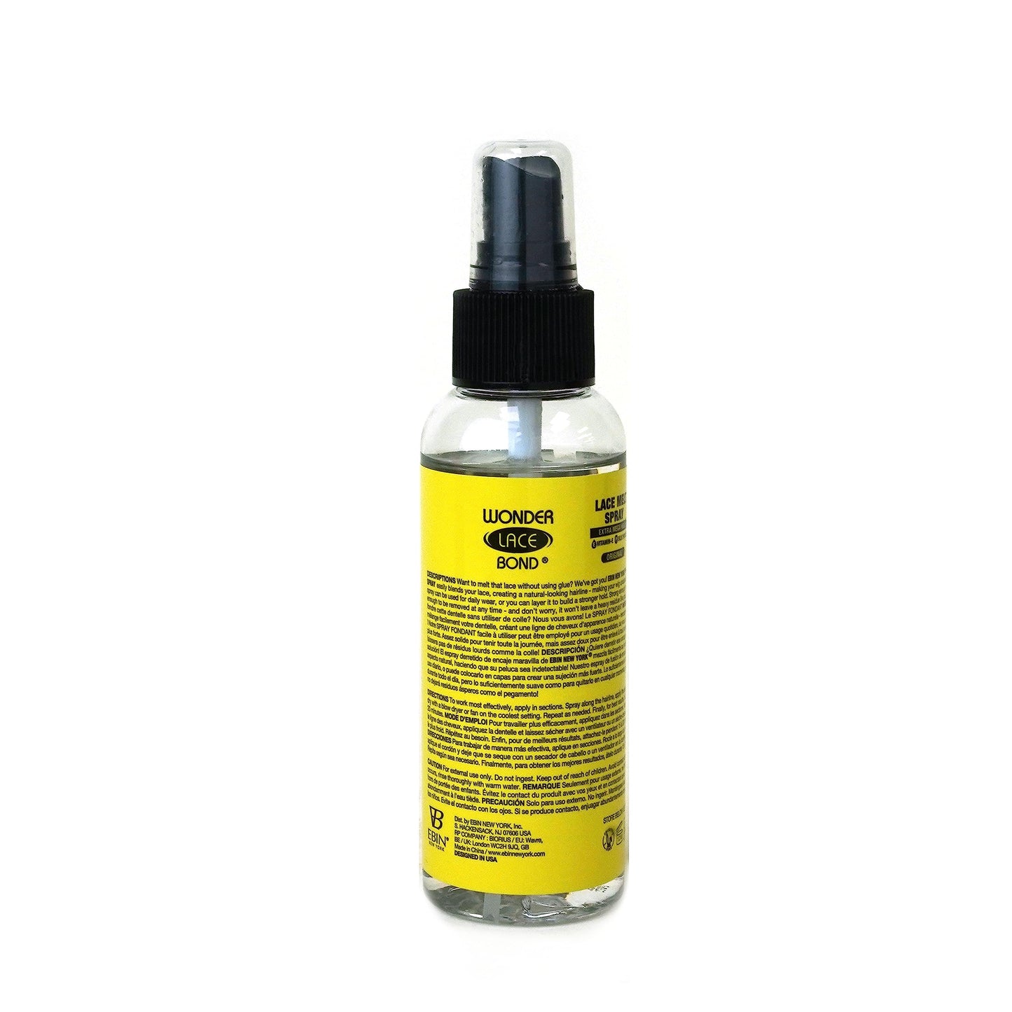 Wonder Lace Bond Melt Spray 3.39 Fl Oz / 100 ml - Extra Mega Hold (Original) | Flawless,Natural, and Sea mleass finish, No Reside, Long Lasting