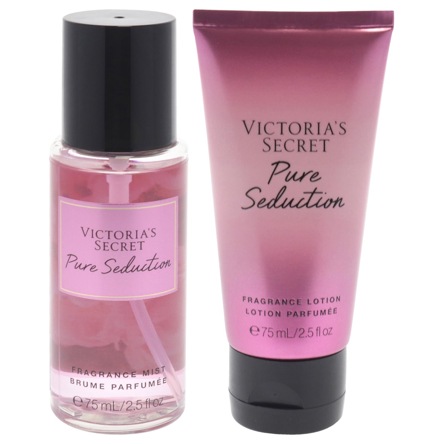 Pure Seduction Set by Victorias Secret for Women - 2 Pc Gif Set 2.5oz Fragance Mist, 2.5oz Fragance Lotion