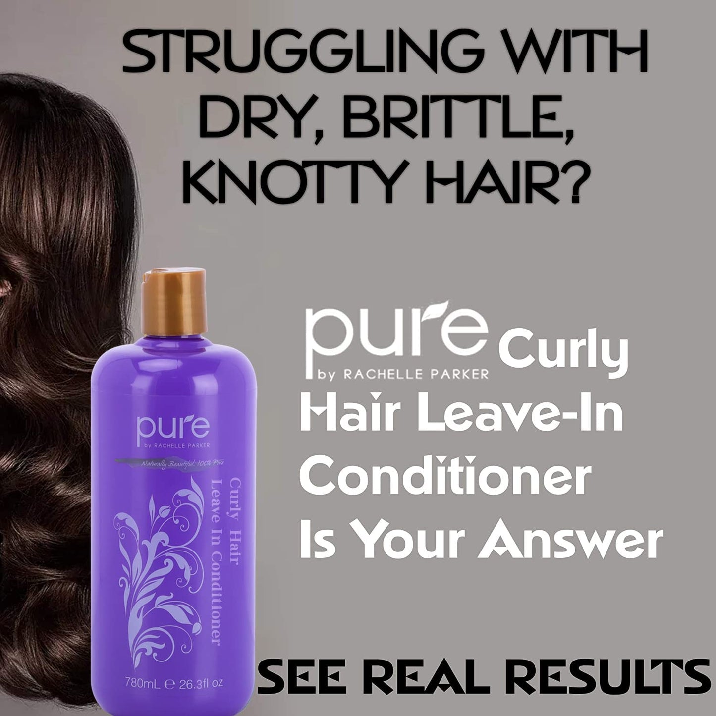 Curly Hair Shampoo and Conditioner Set for Curly Hair. Increase Hydration & Gloss. Repairs & Strengthens Hair for Smooth, Bouncy Curls. Sulfate