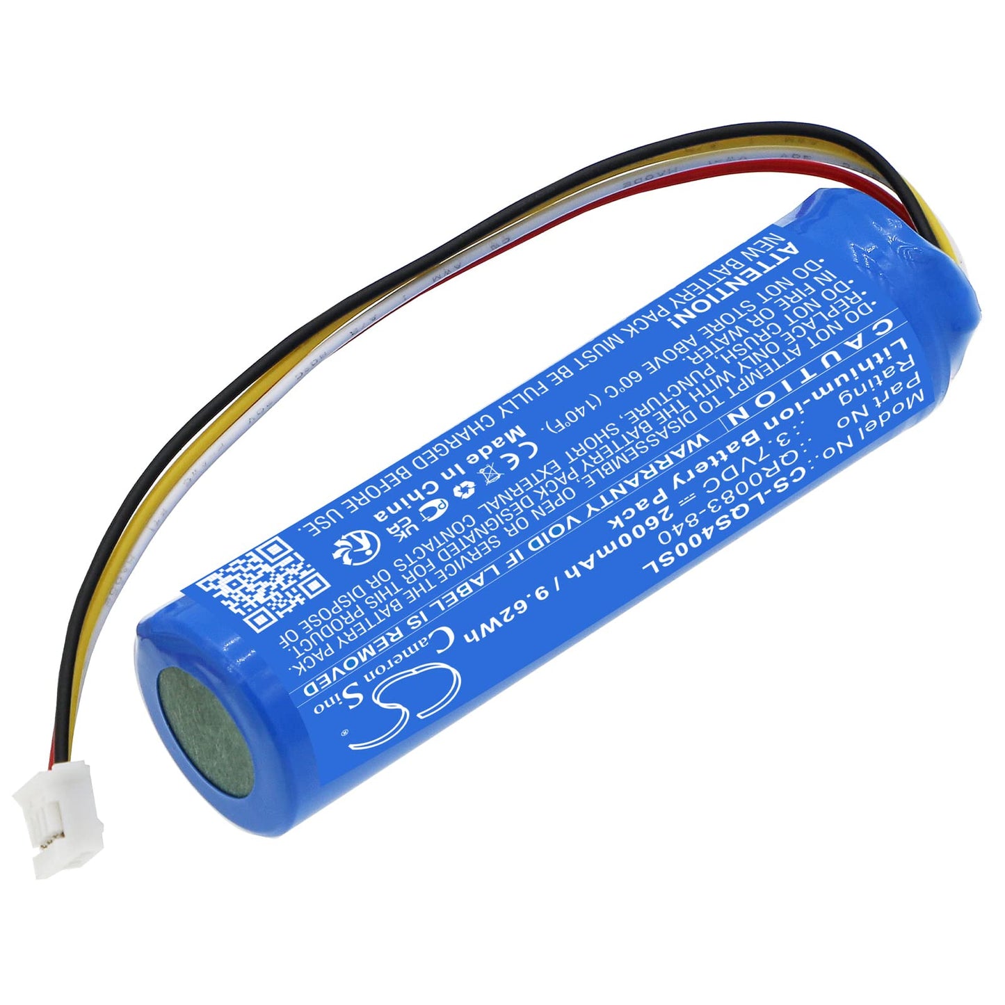 Cameron Sino New 2600mAh Replacement Battery for IQ Panel 4, IQ Panel 4 PowerG, IQP4001, IQP4002, IQP4002BLK, IQP4003, IQP4003BLK, IQP4004 Beauty and Personal Care Cameron Sino