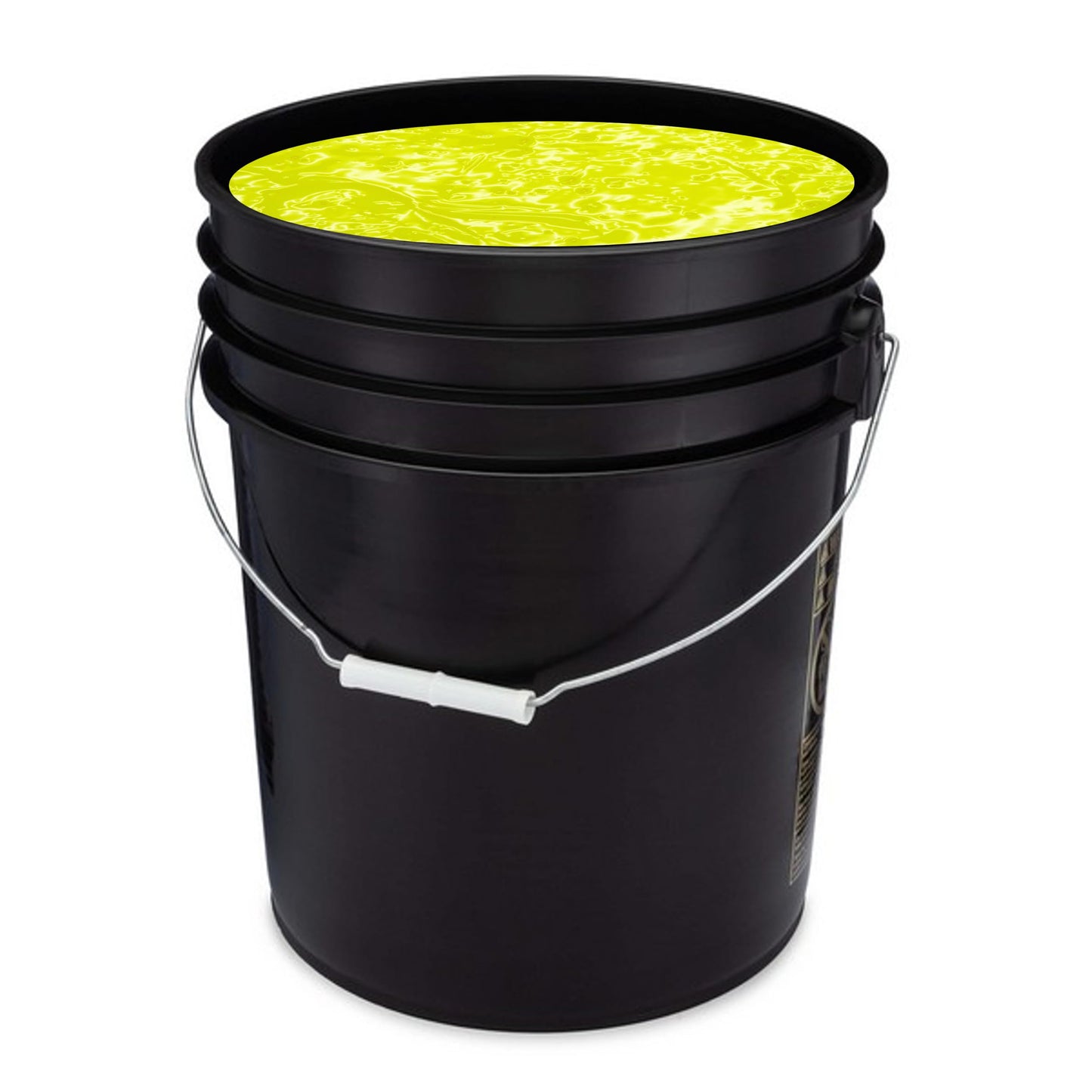 Handy Art UV Neon Event Paint, Yellow, 5 Gallon Bucket, Blacklight Glow Paint for Parties, Raves, Festivals, Splash Painting, Washable Easy Clean Up