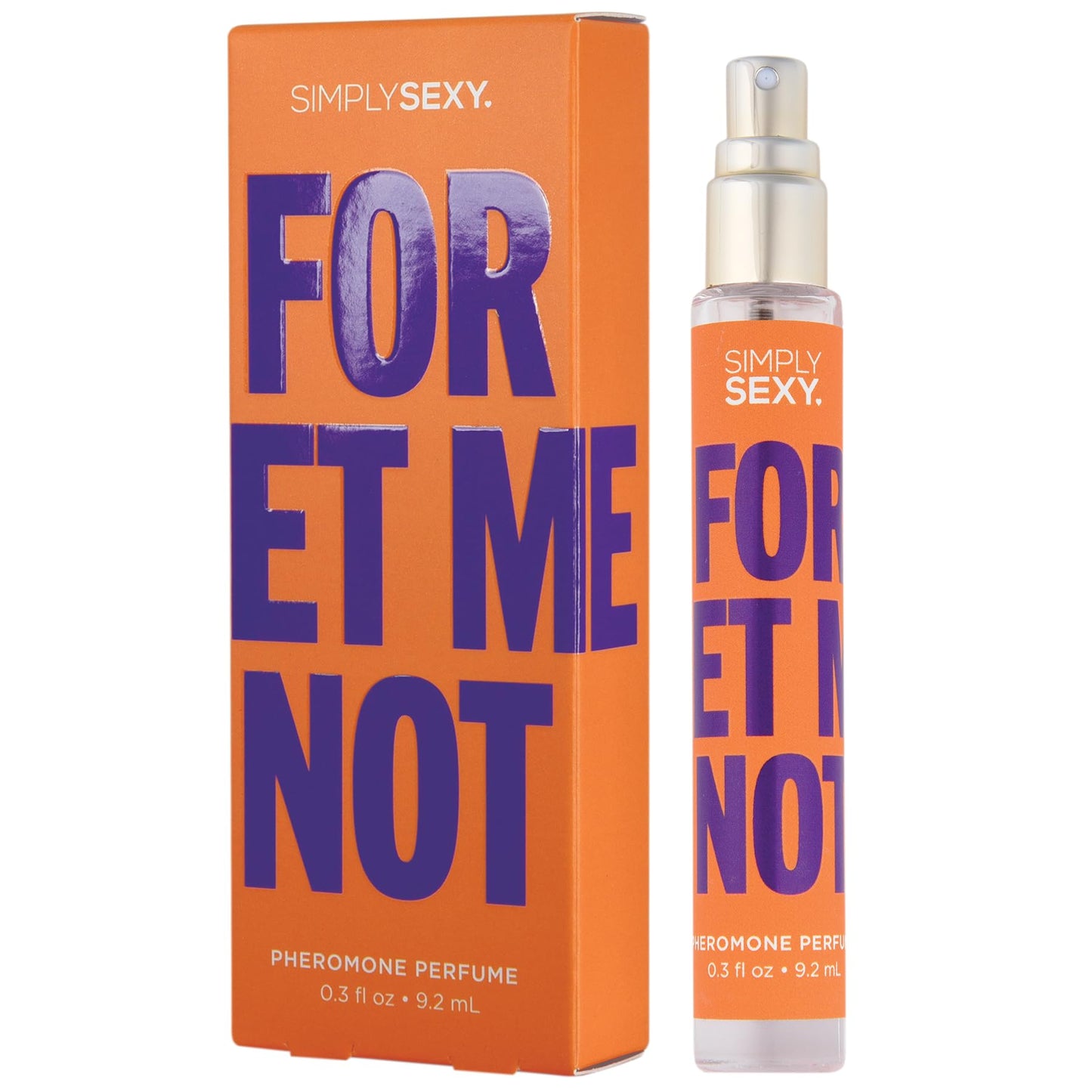 SIMPLY SEXY Affirmations Forget Me Not Pheromone Perfume - Warm Spiced Woody Fragrance with Notes of Natural Orange, Lemon, Coconut, and Pear - Body