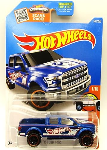 Hot Wheels 2016 HW Hot Trucks '15 Ford F-150 141/250, Blue