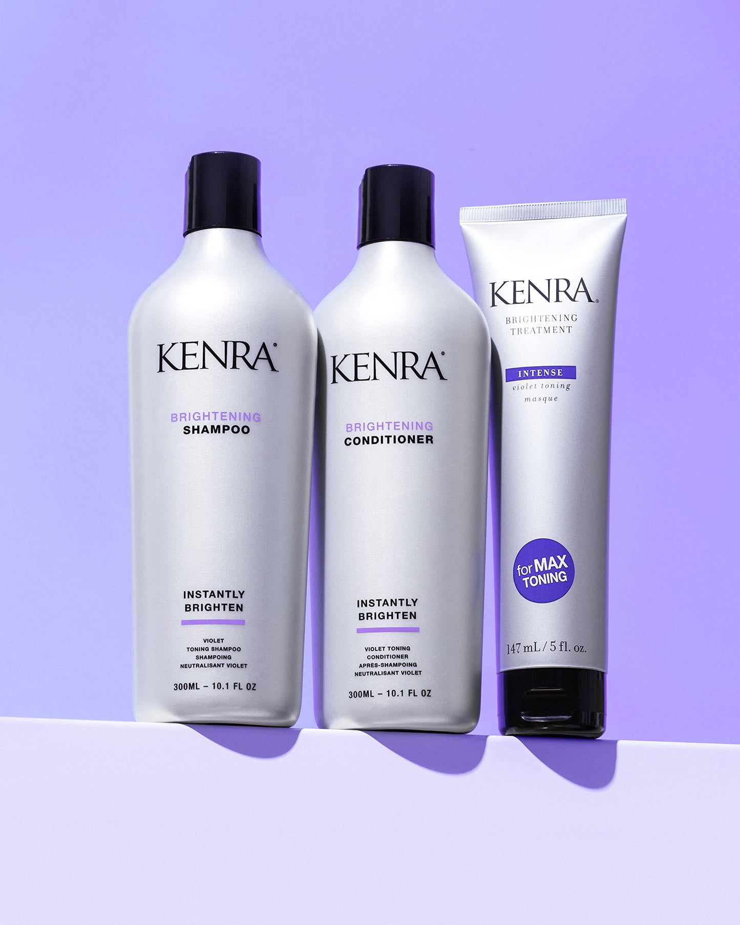 Kenra Professional Brightening Conditioner | Eliminates Brassy Tones | Purple/Violet Conditioner for Blondes, Grays, Brunettes & all Hair Types| 33.8