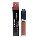 MAC Cosmetics Powder Kiss Liquid Lipcolour - 952 Taken (Warm toned light brown) .17 oz / 5 ml