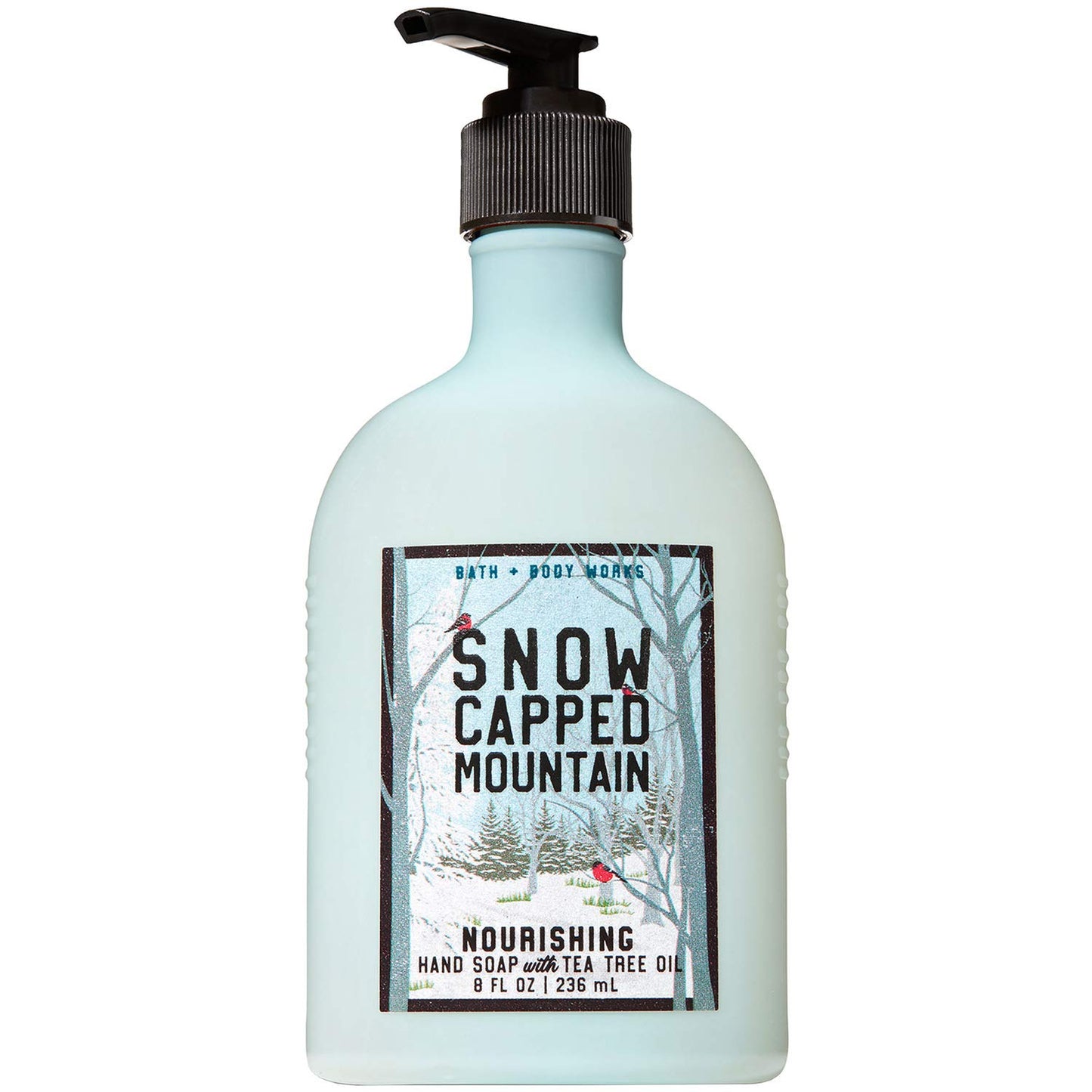 Bath and Body Works SNOW CAPPED MOUNTAIN Hand Soap with Tea Tree Oil 8 Fluid Ounce (2018 Edition) Beauty & Personal Care Bath & Body Works