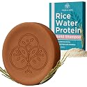 Tree of Life Rice Water Shampoo Bar - Sulfate Free Rice Protein Hair Care That Strengthens, Repairs, and Delivers Frizz Control with Silky Shine