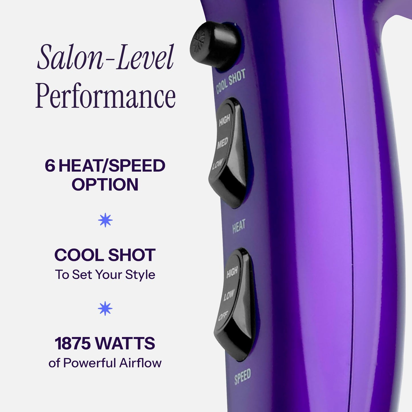 Hot Tools Pro Artist 1875W Turbo Ceramic + Ionic Hair Dryer | Fast Dry, Lightweight