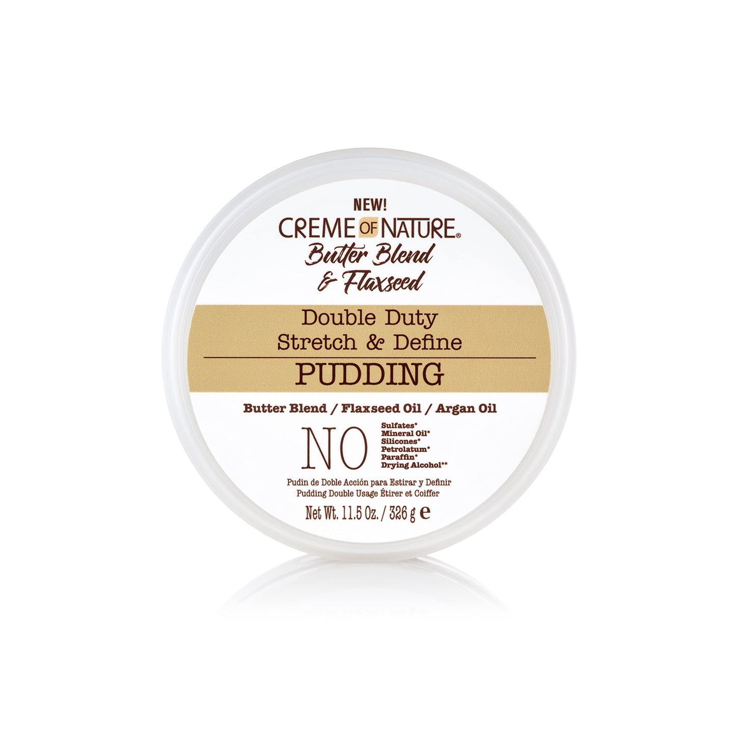 Creme of Nature Twist & Curl Pudding Curl Enhancing Creme, Shapes and Smooths Out Curls, Tackles Frizz and Dryness, Infused with Argan Oil, 11.5 oz