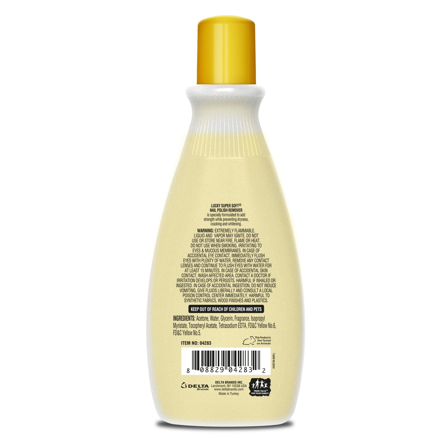 Lucky Super Soft Nail Polish Remover, Lemon Scent, 8 Ounce Beauty & Personal Care Lucky Super Soft