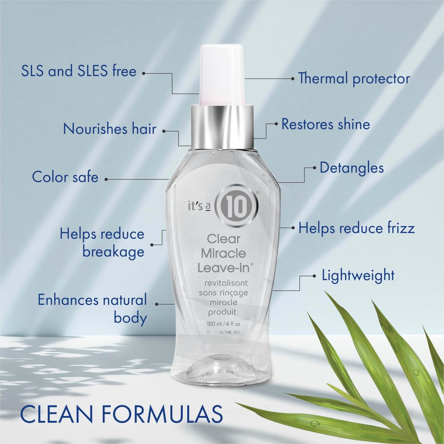 It’s a 10 Clear Miracle Leave-in Product 4 oz