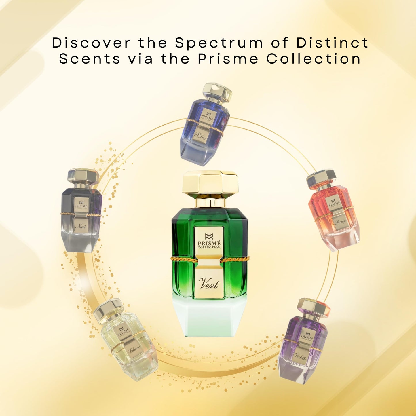 Patek Maison Prismé Vert Eau de Parfum with Notes of Tangerine, Lemon, Jasmine, Fig & White Musk - Citrus Brightness Floral Harmony and Refined Green