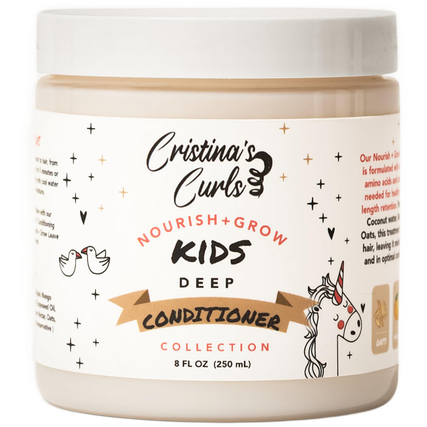 Cristina's Curls Kids Deep Conditioner - Plush Moisture And Slip For Easy Detangling