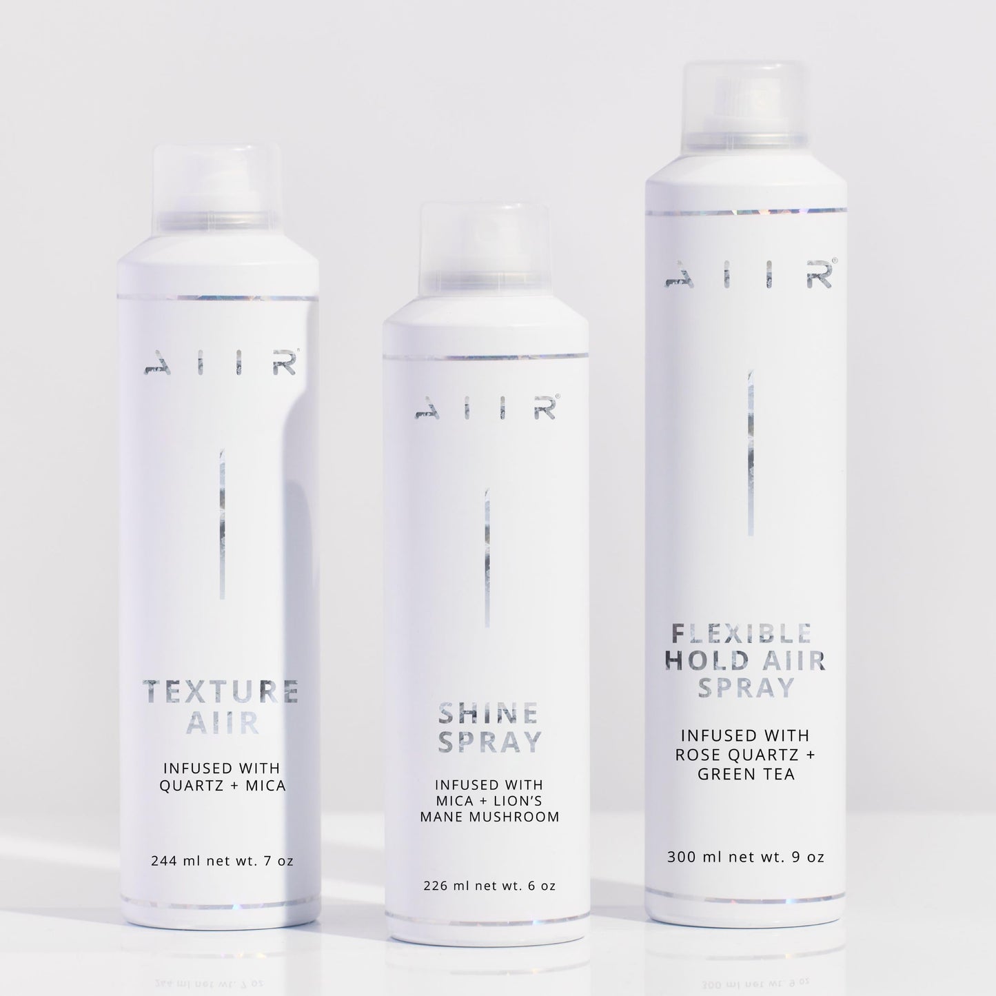 AIIR Shine Spray -Smoothing Spray for Glossy Sleek Hair, Humidity and Frizz Shield Spray, Gloss Spray, Lightweight Spray Coats and Protects Hair