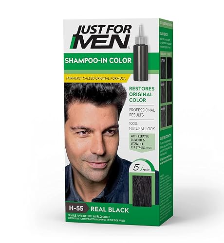 Just For Men Hair Color H-55 Real Black 1 Each (Pack Of 9)
